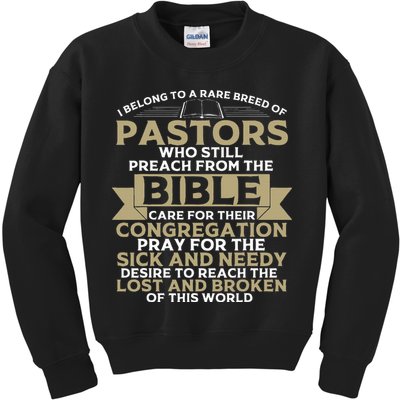 Funny Pastor Appreciation Gift Christian Preacher Kids Sweatshirt