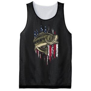 Fishing Pole American Flag gift for Patriotic Fisherman Mesh Reversible Basketball Jersey Tank