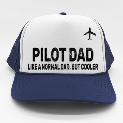 Funny Pilot Art For Dad Cute Aviation Airplane Humor Pilot Gift Trucker Hat