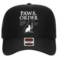 Funny Paw And Order Special Treats Unit Training High Crown Mesh Back Trucker Hat