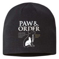 Funny Paw And Order Special Treats Unit Training Sustainable Beanie