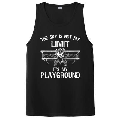 Funny Pilot Art For Airplane Pilot Aviation PosiCharge Competitor Tank