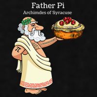 Father Pi Archemedies Syracuse Pi Tattoo Pi Symbol Numbers Ladies PosiCharge Tri-Blend Wicking Tank