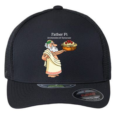 Father Pi Archemedies Syracuse Pi Tattoo Pi Symbol Numbers Flexfit Unipanel Trucker Cap