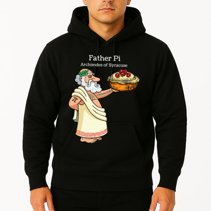 Father Pi Archemedies Syracuse Pi Tattoo Pi Symbol Numbers Hoodie