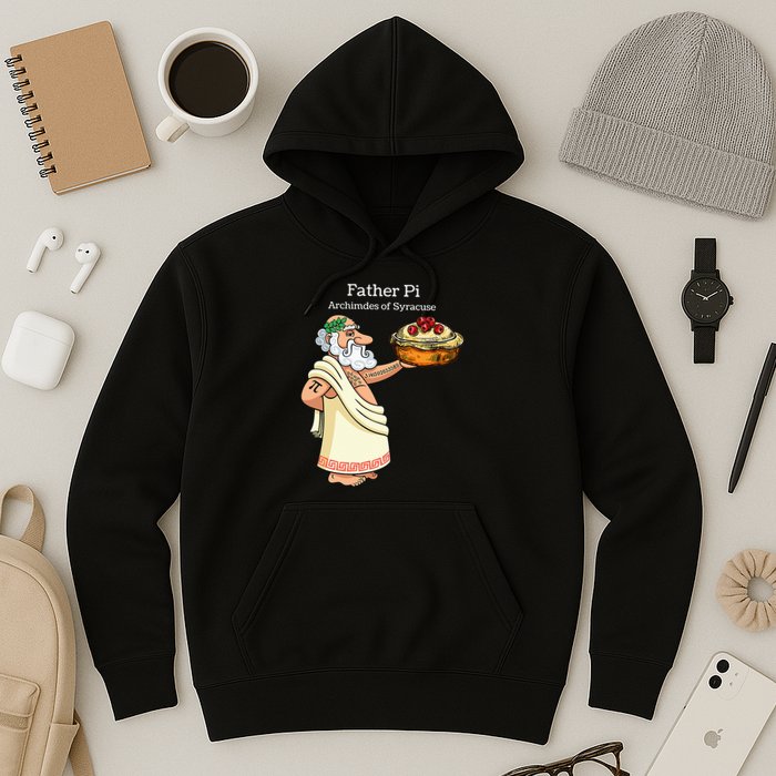 Father Pi Archemedies Syracuse Pi Tattoo Pi Symbol Numbers Hoodie