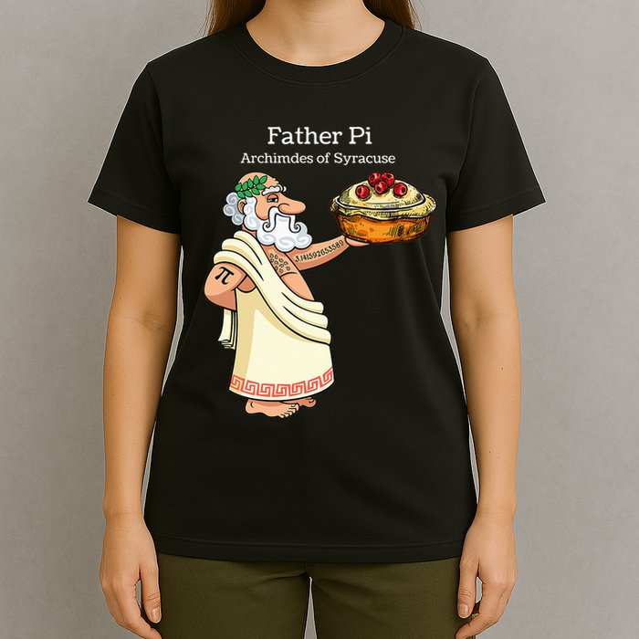 Father Pi Archemedies Syracuse Pi Tattoo Pi Symbol Numbers T-Shirt