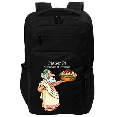 Father Pi Archemedies Syracuse Pi Tattoo Pi Symbol Numbers Impact Tech Backpack
