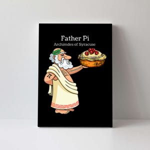 Father Pi Archemedies Syracuse Pi Tattoo Pi Symbol Numbers Canvas