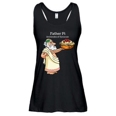 Father Pi Archemedies Syracuse Pi Tattoo Pi Symbol Numbers Ladies Essential Flowy Tank