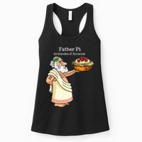 Father Pi Archemedies Syracuse Pi Tattoo Pi Symbol Numbers Womens Tank Top