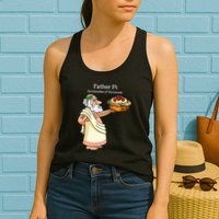 Father Pi Archemedies Syracuse Pi Tattoo Pi Symbol Numbers Womens Tank Top