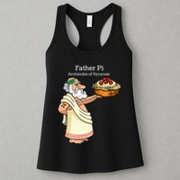 Father Pi Archemedies Syracuse Pi Tattoo Pi Symbol Numbers Womens Tank Top