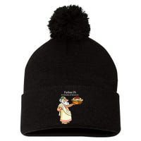 Father Pi Archemedies Syracuse Pi Tattoo Pi Symbol Numbers Pom Pom 12in Knit Beanie