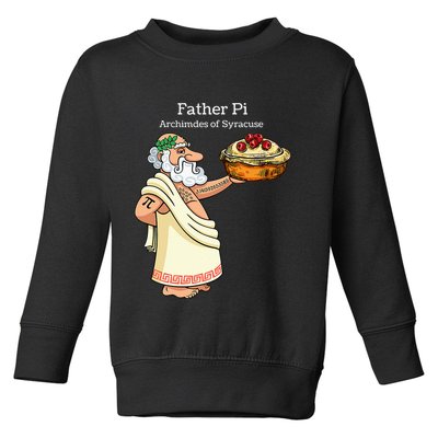 Father Pi Archemedies Syracuse Pi Tattoo Pi Symbol Numbers Toddler Sweatshirt