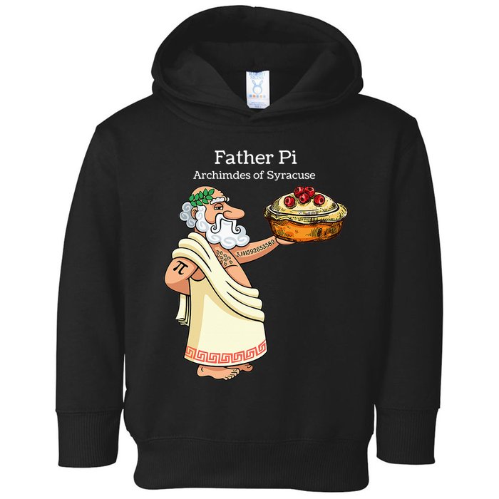 Father Pi Archemedies Syracuse Pi Tattoo Pi Symbol Numbers Toddler Hoodie