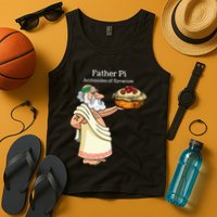 Father Pi Archemedies Syracuse Pi Tattoo Pi Symbol Numbers Tank Top