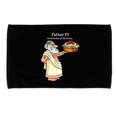 Father Pi Archemedies Syracuse Pi Tattoo Pi Symbol Numbers Microfiber Hand Towel
