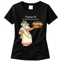 Father Pi Archemedies Syracuse Pi Tattoo Pi Symbol Numbers Womens T-Shirt
