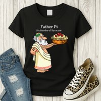 Father Pi Archemedies Syracuse Pi Tattoo Pi Symbol Numbers Womens T-Shirt