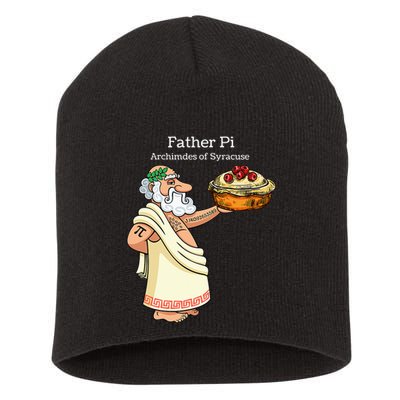 Father Pi Archemedies Syracuse Pi Tattoo Pi Symbol Numbers Short Acrylic Beanie