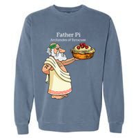 Father Pi Archemedies Syracuse Pi Tattoo Pi Symbol Numbers Garment-Dyed Sweatshirt