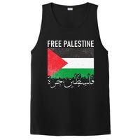 Free Palestine Arabic Palestine Gaza Jerusalem Support PosiCharge Competitor Tank