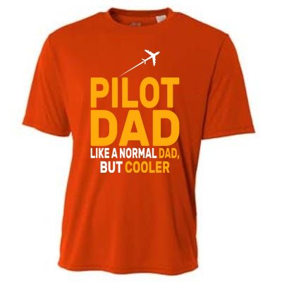 Funny Pilot Art For Dad Pilot Aviation Airplane Humor Pilot Gift Cooling Performance Crew T-Shirt