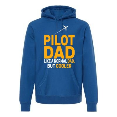 Funny Pilot Art For Dad Pilot Aviation Airplane Humor Pilot Gift Premium Hoodie