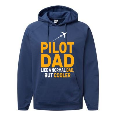 Funny Pilot Art For Dad Pilot Aviation Airplane Humor Pilot Gift Performance Fleece Hoodie