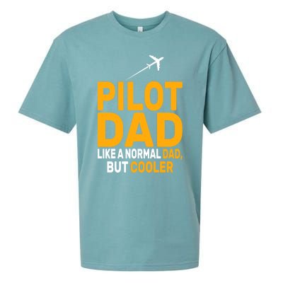 Funny Pilot Art For Dad Pilot Aviation Airplane Humor Pilot Gift Sueded Cloud Jersey T-Shirt