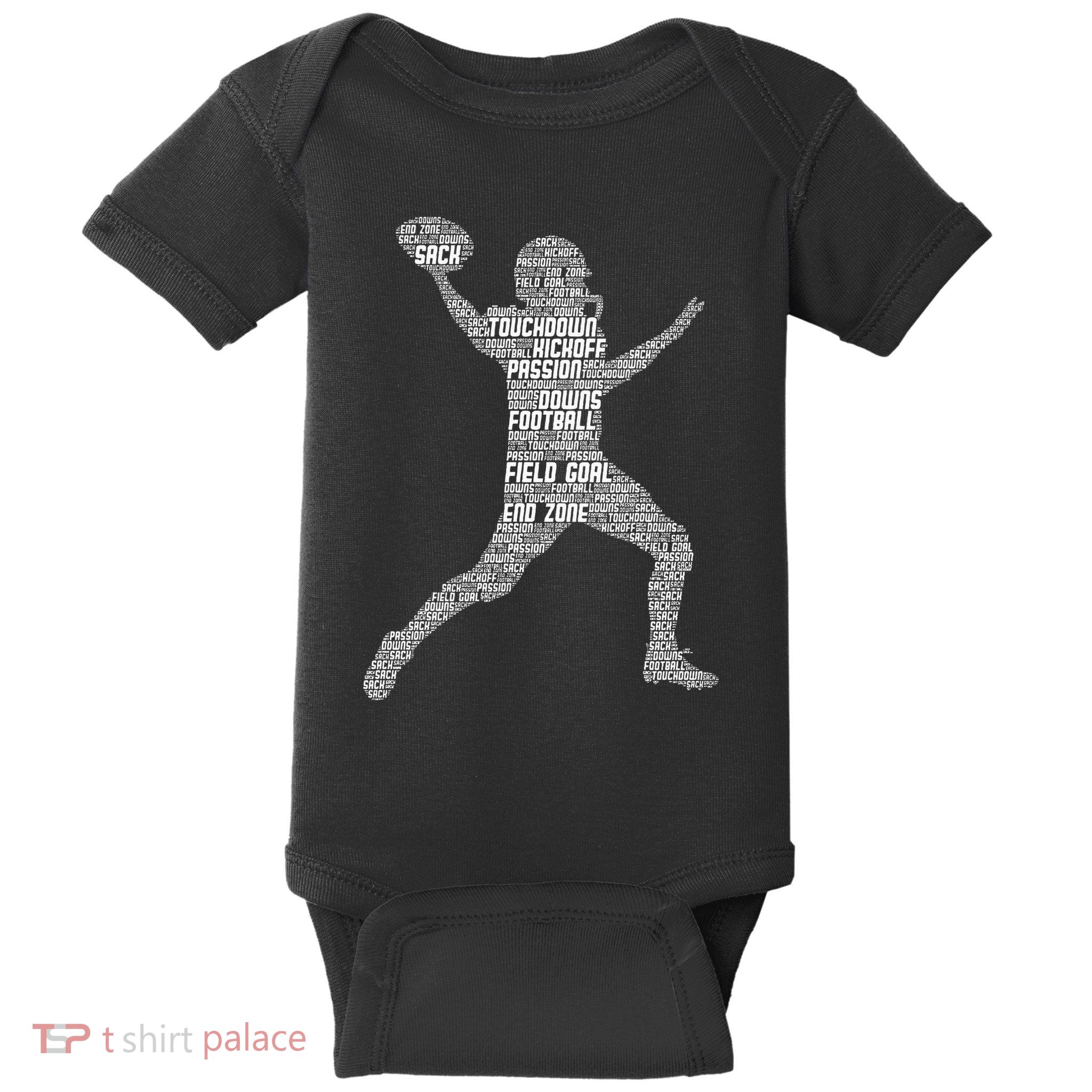 Football Player American Football Baby Bodysuit