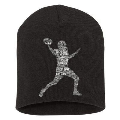 Football Player American Football Short Acrylic Beanie