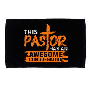 Funny Pastor Appreciation Gift Christian Church Priest Microfiber Hand Towel