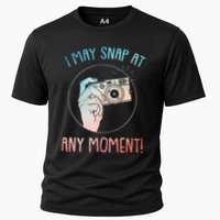 Funny Photography Art For Camera Gag Photographer Cooling Performance Crew T-Shirt