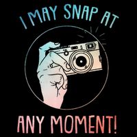 Funny Photography Art For Camera Gag Photographer Cooling Performance Crew T-Shirt