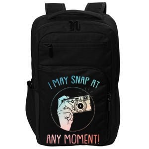 Funny Photography Art For Camera Gag Photographer Impact Tech Backpack