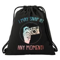 Funny Photography Art For Camera Gag Photographer Drawstring Bag