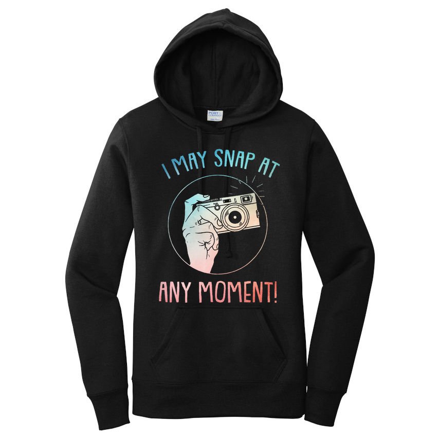 Funny Photography Art For Camera Gag Photographer Women's Pullover Hoodie