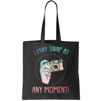 Funny Photography Art For Camera Gag Photographer Tote Bag