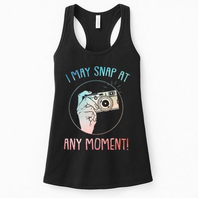 Funny Photography Art For Camera Gag Photographer Womens Tank Top