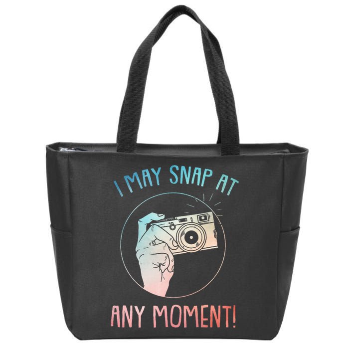 Funny Photography Art For Camera Gag Photographer Zip Tote Bag