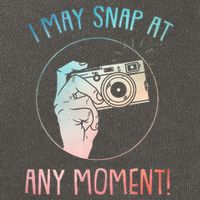 Funny Photography Art For Camera Gag Photographer Cotton Canvas Backpack
