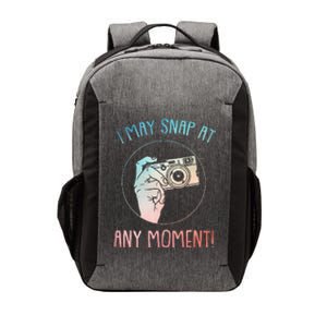 Funny Photography Art For Camera Gag Photographer Vector Backpack