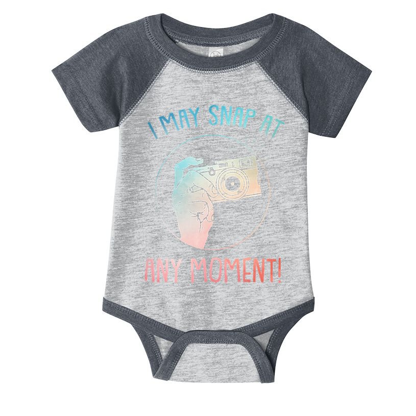 Funny Photography Art For Camera Gag Photographer Infant Baby Jersey Bodysuit