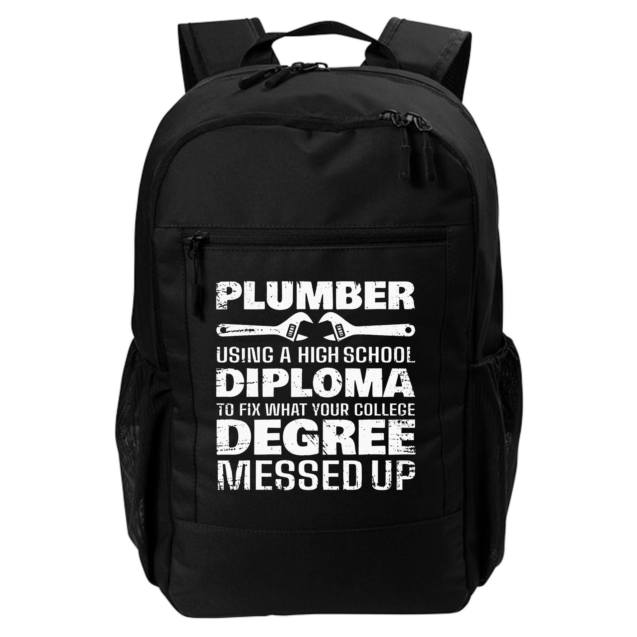 Funny Plumber Art For  Pipefitter Pipe Plumber Backpack