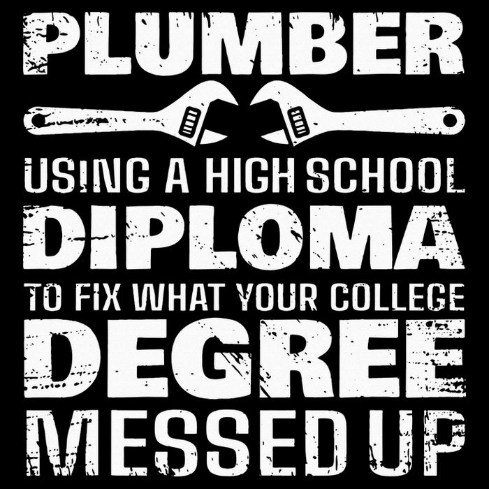 Funny Plumber Art For  Pipefitter Pipe Plumber Cropped Pullover Crew