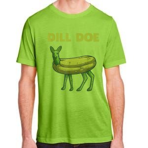 Funny Pickle Art Gift Dill Doe Deer Green Dill Adult ChromaSoft Performance T-Shirt