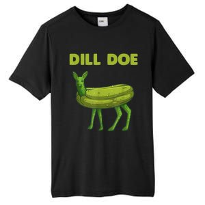 Funny Pickle Art Gift Dill Doe Deer Green Dill Tall Fusion ChromaSoft Performance T-Shirt