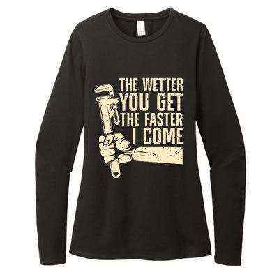 Funny Plumber Art For Steamfitter Plumbing Lovers Womens CVC Long Sleeve Shirt